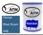 Preview: Ferrari, Blue Scuro, 449: 500ml Lackdose, von ATW Autoteile West.